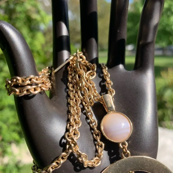 Gold Long Chain Necklace - Picture 7 of 7